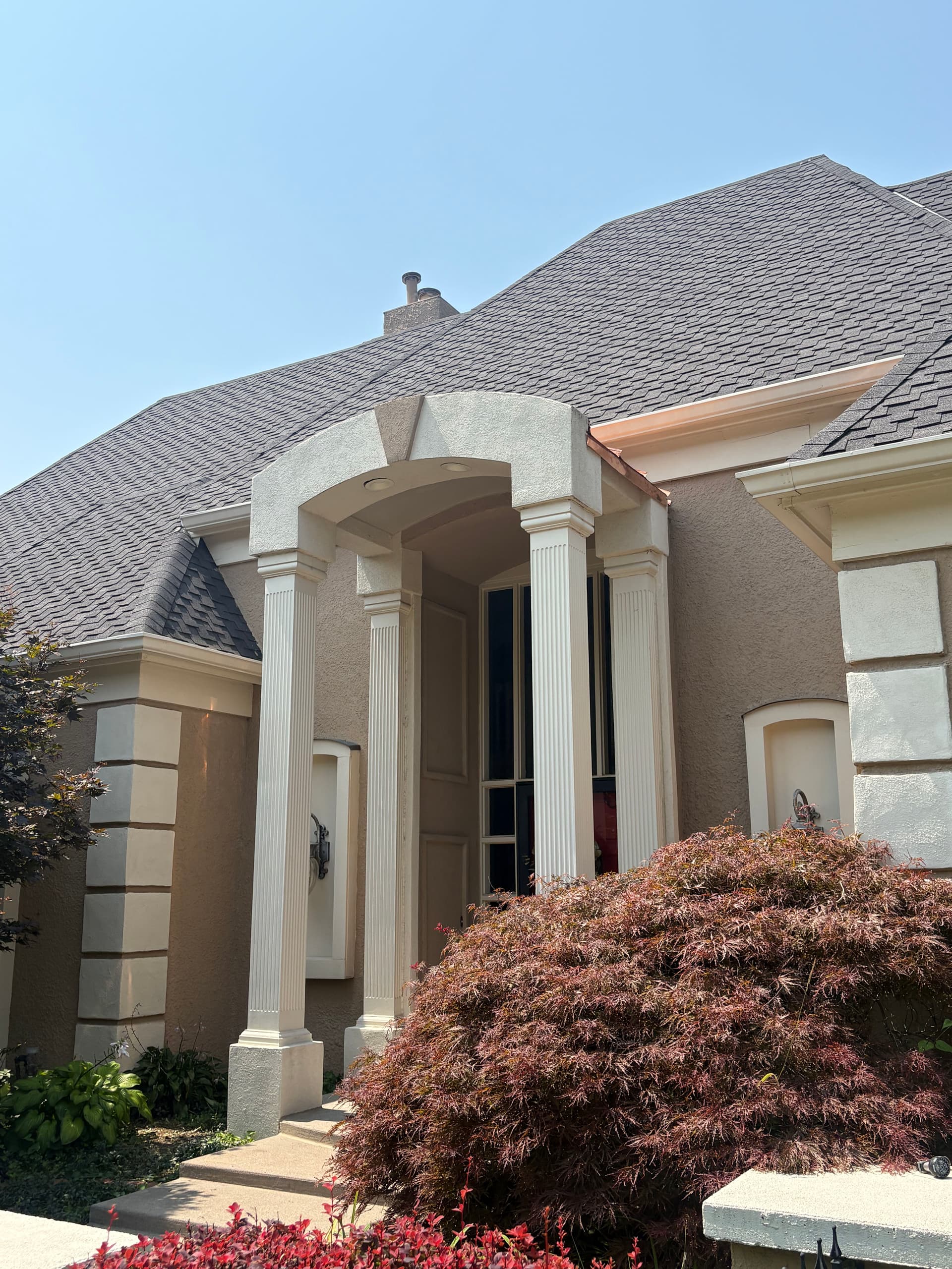 Gallery photos for Hand-Crafted Custom Copper Awning Built for a Residential Entryway: Image #3