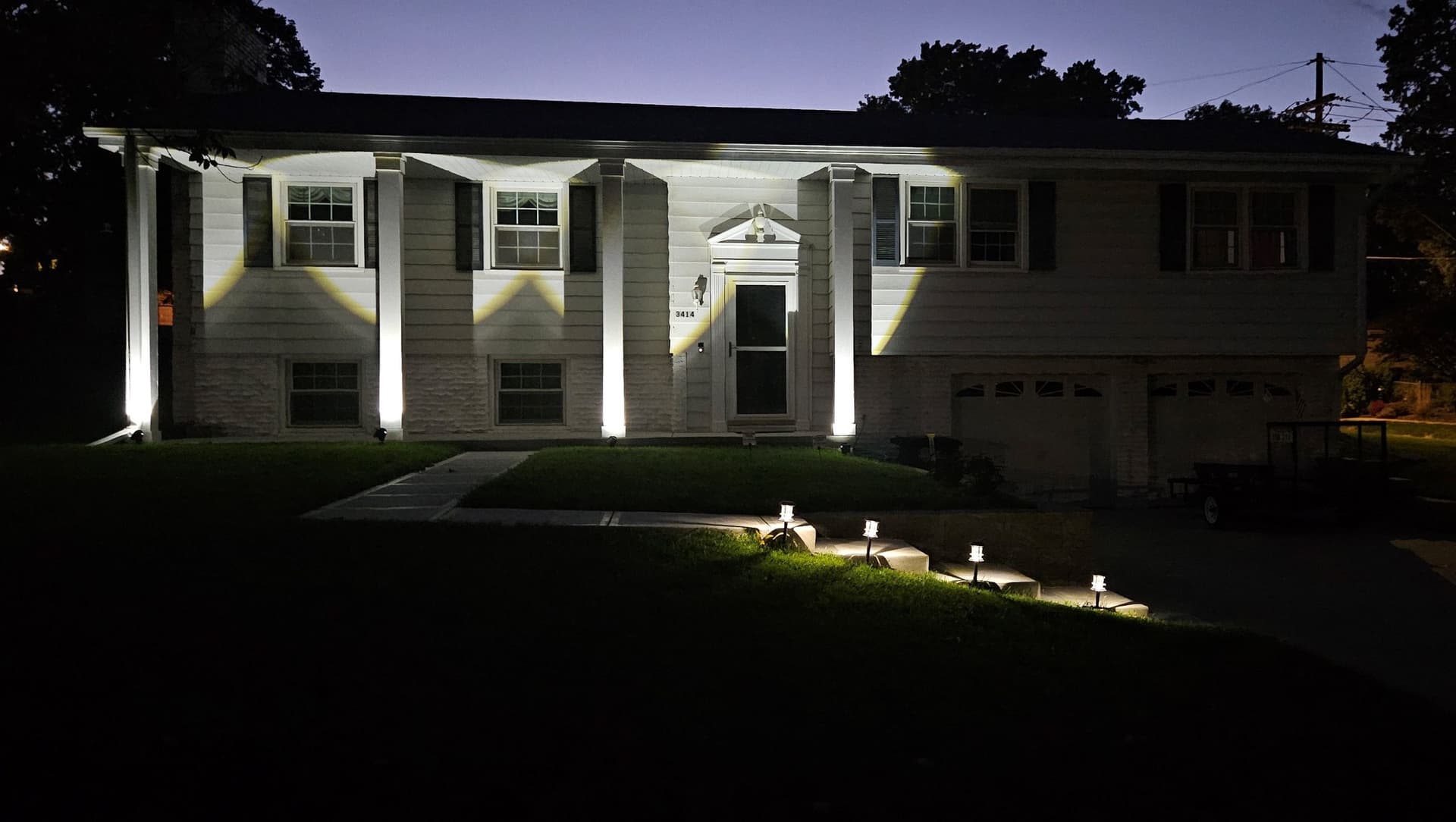 Elevate Your Curb Appeal with Custom Lit Pillars image